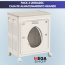 Oferta Especial! Caja de Almacenamiento con Tapa Abatible | ¡Compra 1 y Lleva 3 Unidades al Mejor Precio!"