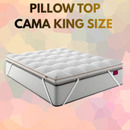 Pillow Top  CAMA KING SIZE Premium Fiber