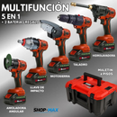 Multifunción 5 en 1 Inalámbrico con 3 Baterías – Potencia, Versatilidad y Máxima Autonomía