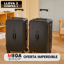[Llevá 2 Pagá 1] Valija de Viaje de Alta Capacidad en Policarbonato con Forro Interno y Divisiones Inteligentes