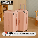[Llevá 2 Pagá 1] Valija de Viaje de Alta Capacidad en Policarbonato con Forro Interno y Divisiones Inteligentes
