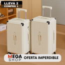 [Llevá 2 Pagá 1] Valija de Viaje de Alta Capacidad en Policarbonato con Forro Interno y Divisiones Inteligentes