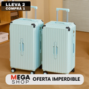 [Llevá 2 Pagá 1] Valija de Viaje de Alta Capacidad en Policarbonato con Forro Interno y Divisiones Inteligentes