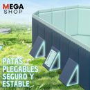 PISCINA PLEGABLE NO INFLABLE DE PLÁSTICO DURO PARA NIÑOS Y ADULTOS