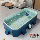 PISCINA PLEGABLE NO INFLABLE DE PLÁSTICO DURO PARA NIÑOS Y ADULTOS