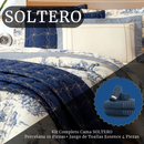 Kit Completo Cama Individual SOLTERO – 10 Piezas Porcelana + Juego de Toallas Essence - Promoción Anticipada