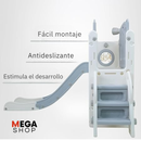 Parque infantil Baby Mini Mundo Gris con 2 Torres y Tobogán