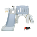 Parque infantil Baby Mini Mundo Gris con 2 Torres y Tobogán