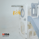 Parque infantil Baby Mini Mundo Gris con 2 Torres y Tobogán