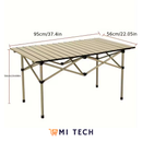 Kit de mesa plegable blanca + 4 sillas resistentes