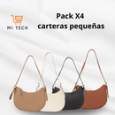 Bolso de Lujo 4 unidades Negro, Blanco, Beige y Marrón